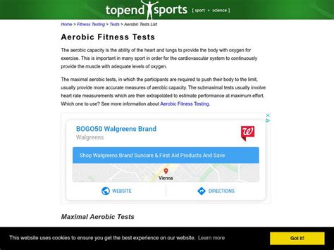 topend sports fitness test